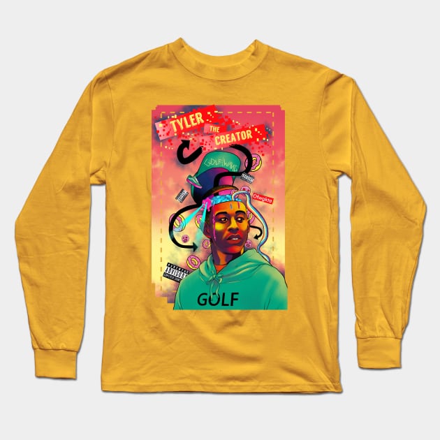 Tyler the Creator Long Sleeve T-Shirt by RomyJones